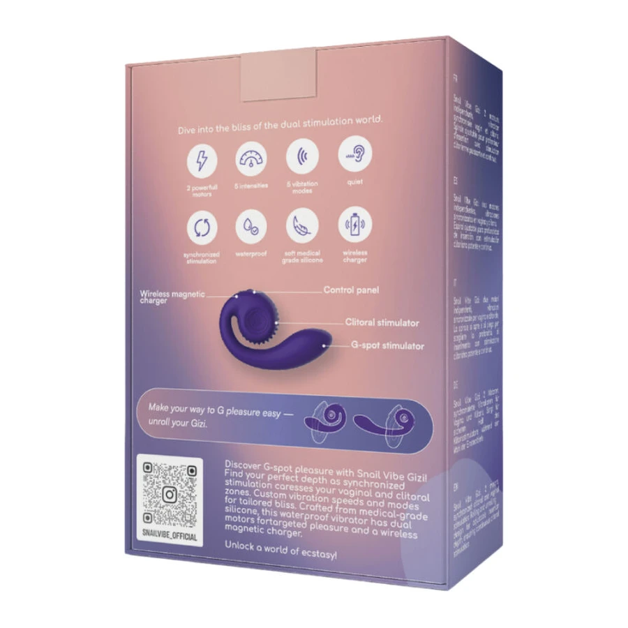 SNAIL VIBE - GIZI DOPPIO STIMOLATORE TIFFANY